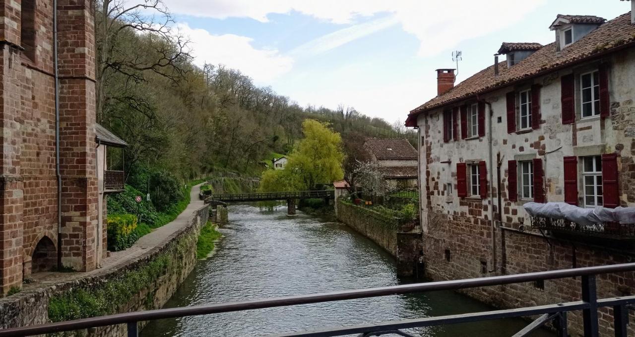 Saint Jean Pied De Port. Centre Ville. Rue Pietonne Saint-Jean-Pied-de-Port Exterior foto